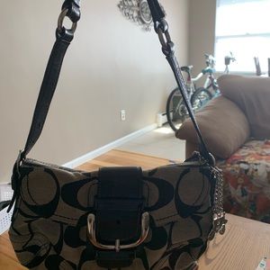 Coach Bags - Classic Black and Gray Coach Purse Coach Bags - Classic Black and Gray Coach Purse